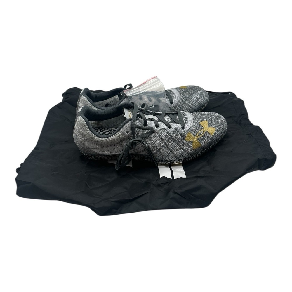 Under Armour UA HOVR Shakedown Trake Shoes‎ Spikes Mens 9 w/ Bag 3022515-105